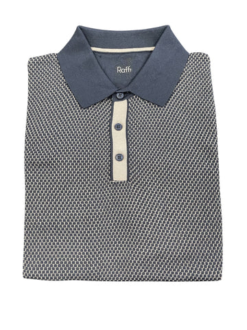 SS HONYCOMB POLO - NAVY