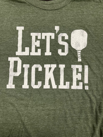 FUN RETRO TEE - LETS PICKLE