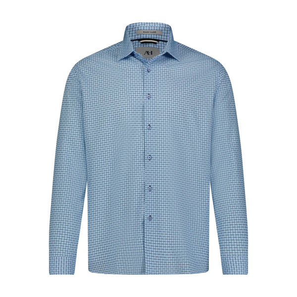 BOYS PERFORMANCE SHIRT - BLUE