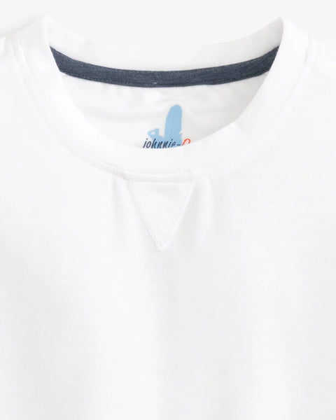 BOYS PERFORMANCE TEE - WHITE