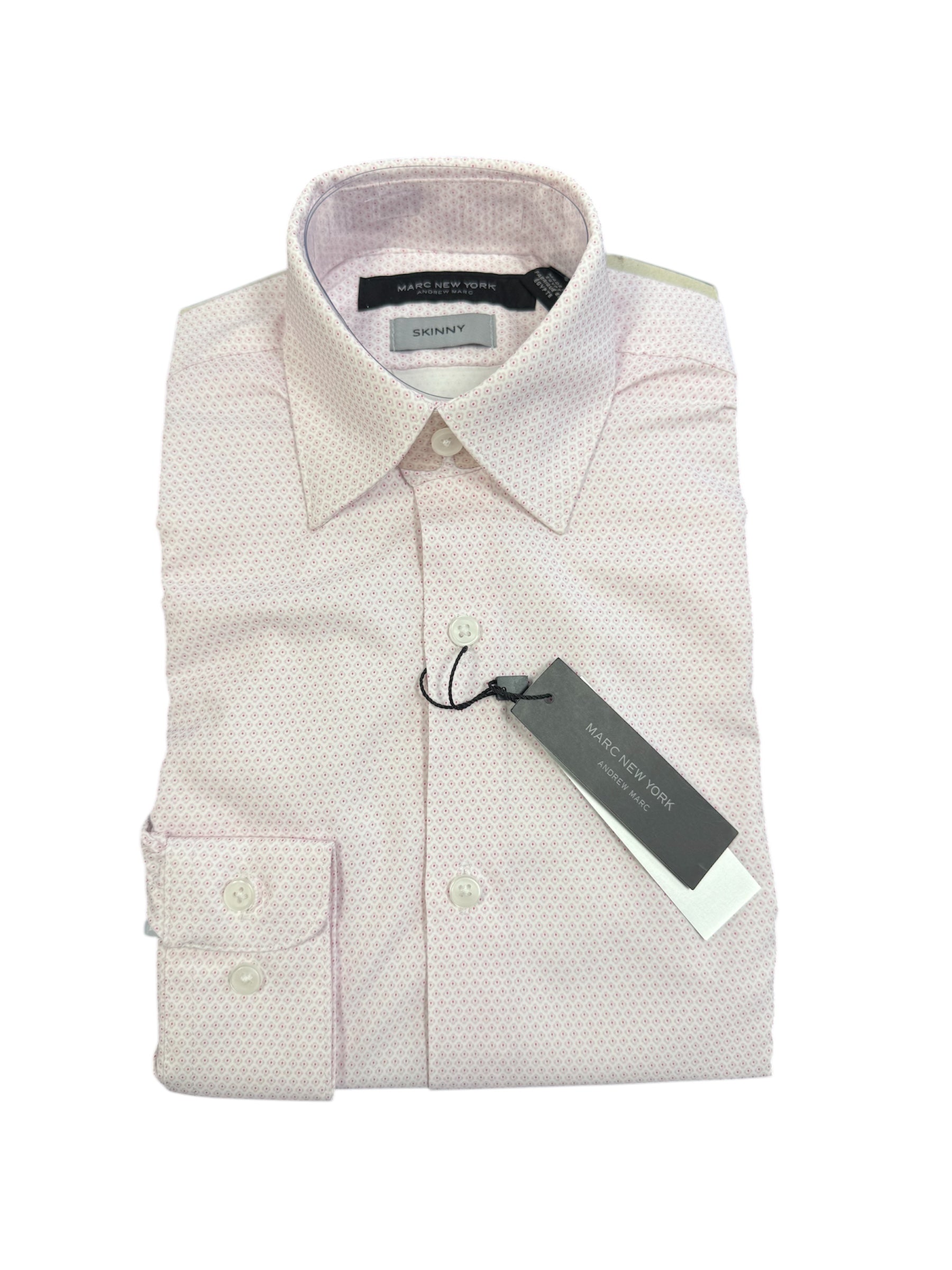andrew marc dress shirts Andrew Marc 29289 Boy's Dress Shirt - Skinny Fit - Diamond Weave - Lavender