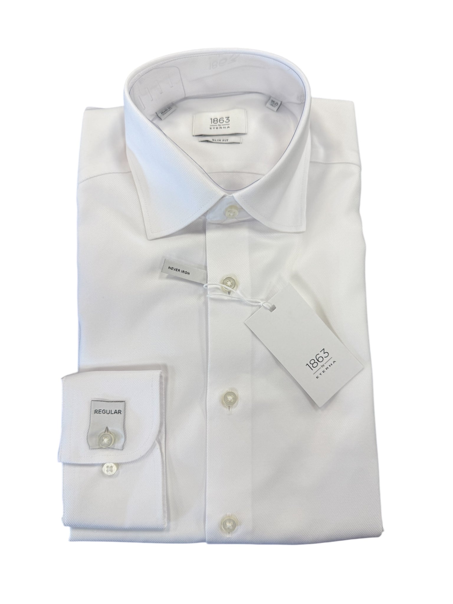 dress shirt 32/33 Stafford Dress Shirt Mens Medium 15.5 32/33 Tan Regular Fit Travel Broadcloth