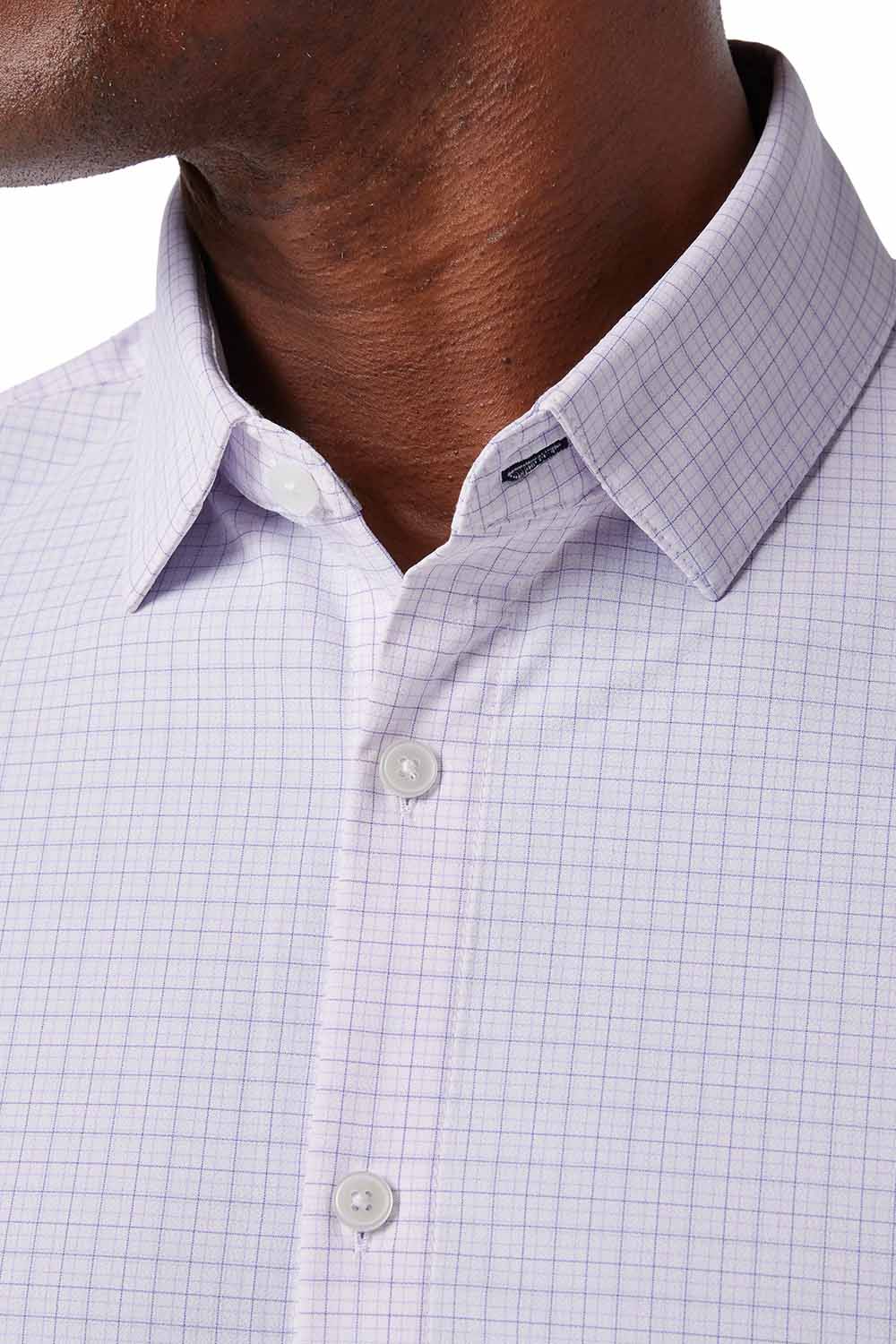 CLASSIC FIT MINCHECK - LAVENDER