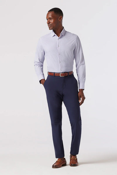 CLASSIC FIT MINCHECK - LAVENDER