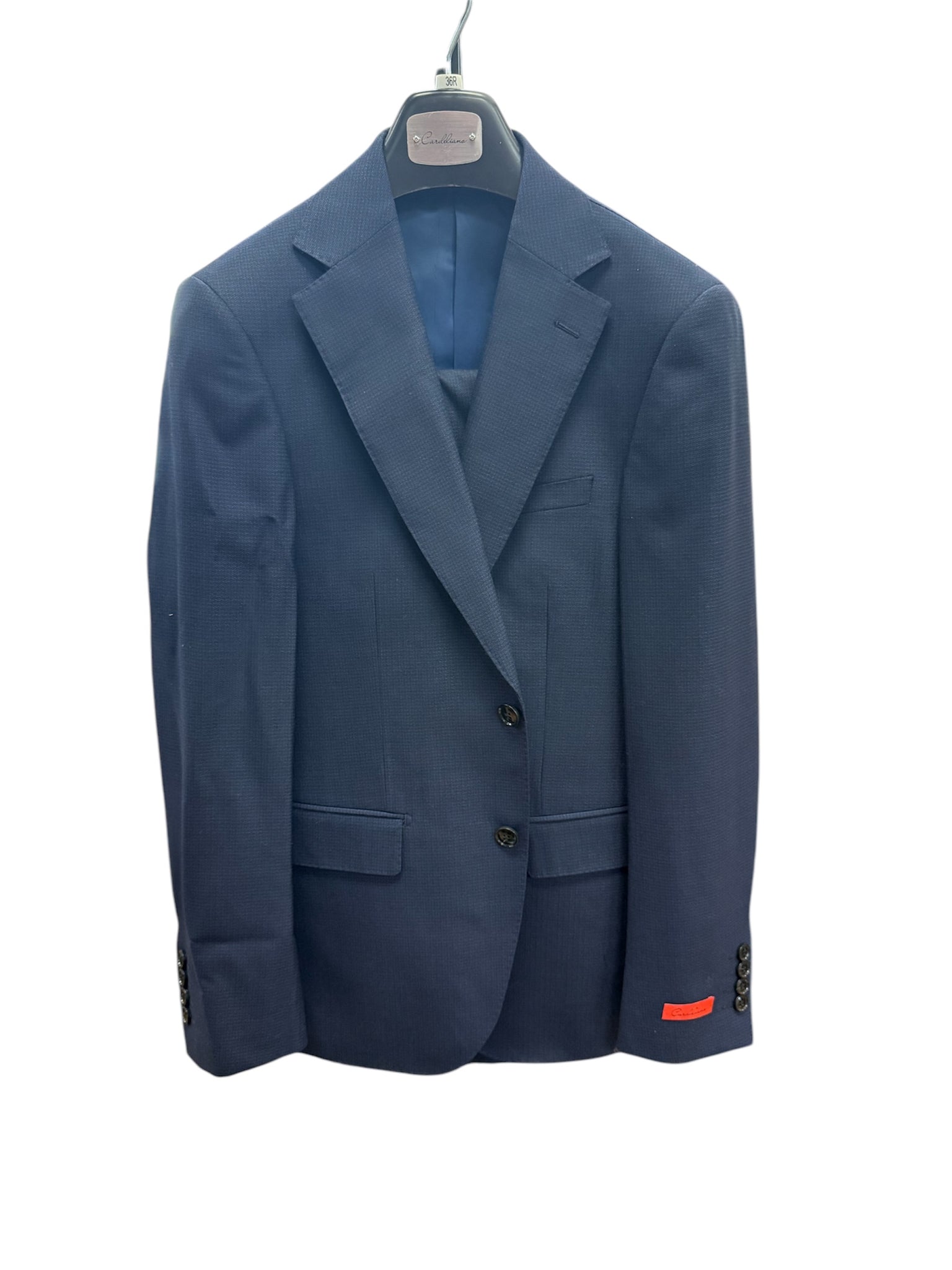 ALL WOOL SLIM SUIT - NAVY