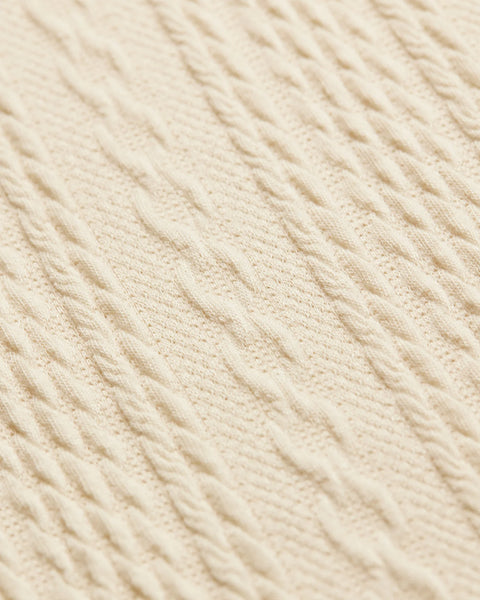 ZAYNE SWEATER POLO - TAN
