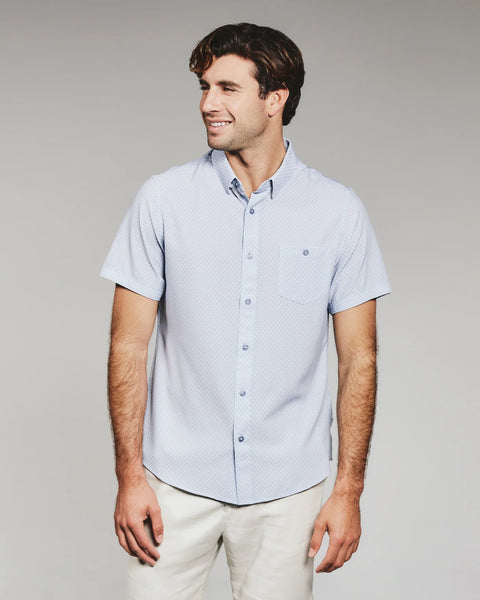 BOSWORTH S SLEEVE SHIRT - LT BLUE