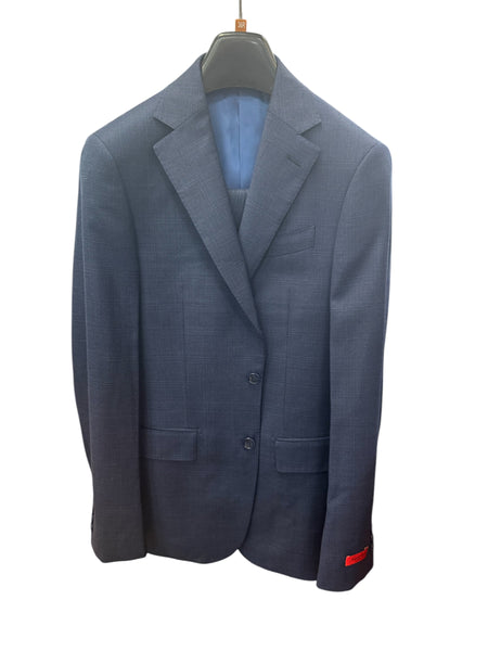 ALL WOOL FASHION SUIT - NAVY