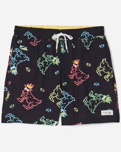 BOYS SWIM SHORT - NEON