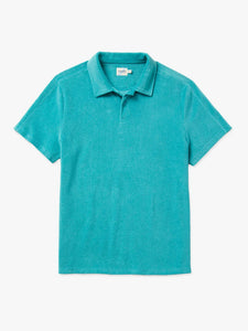 RAVELLO TERRY POLO - TEAL