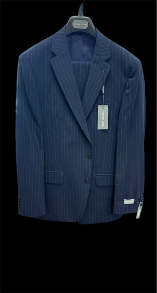 PINSTRIPE SUIT - NAVY