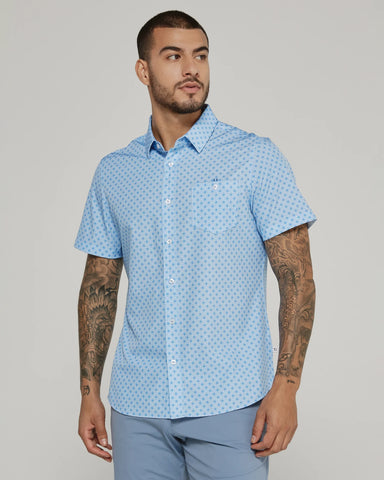 ELDON SS PERFORMANCE - LT BLUE