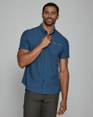 MONROE S SLEEVE SHIRT - NAVY