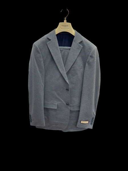 STRETCH FANCY SUIT - BLUE