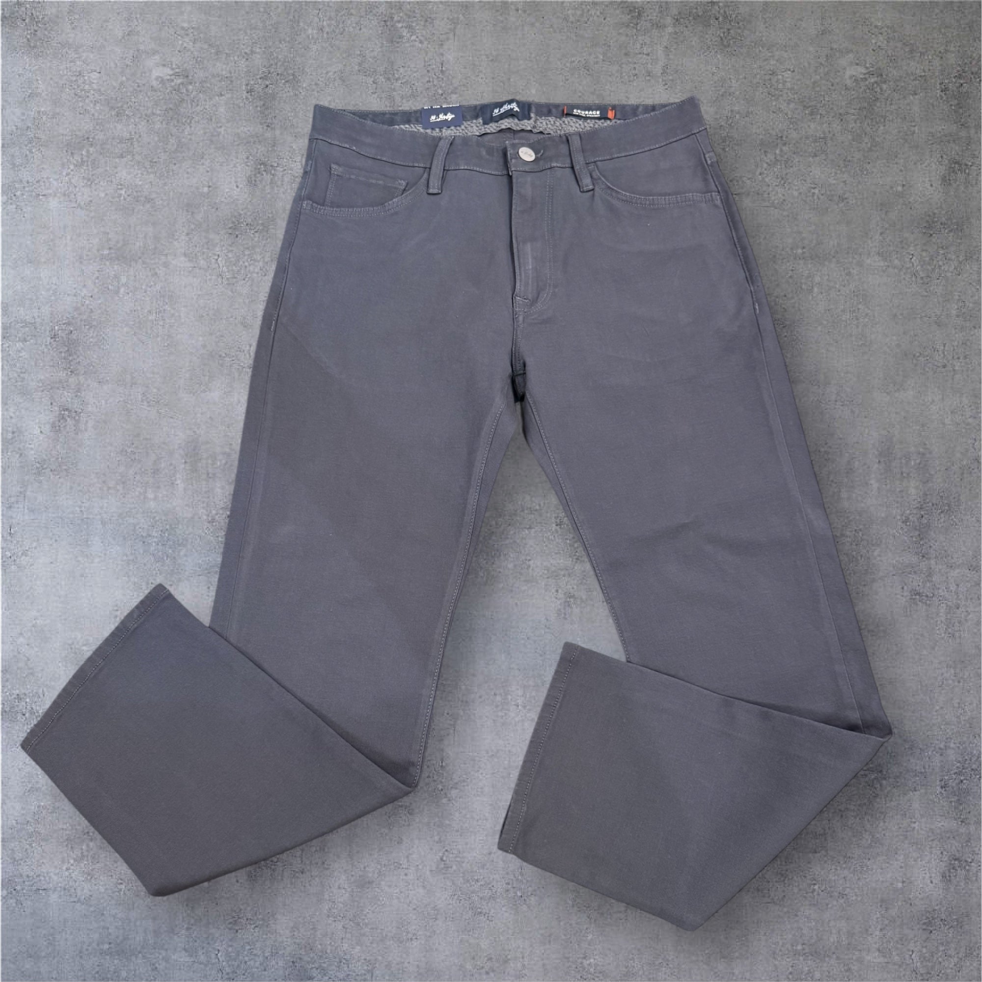 COURAGE MID RISE STR8 LEG - D GRY ELITE