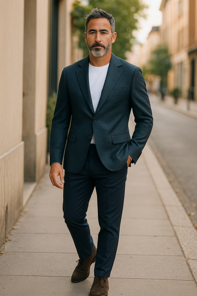 WELLAND SPORTY SPORT JACKET - NAVY