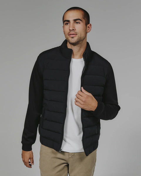 REV PUFFER JKT - BLACK