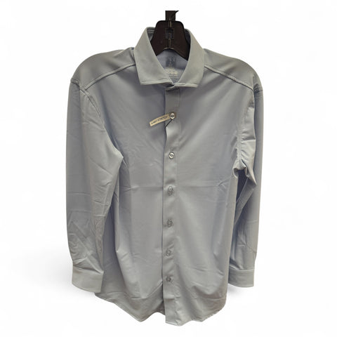 BOYS PERFORMANCE SOLID SHIRT - BLUE