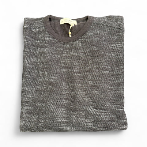 MELANGE CREW - BLACK