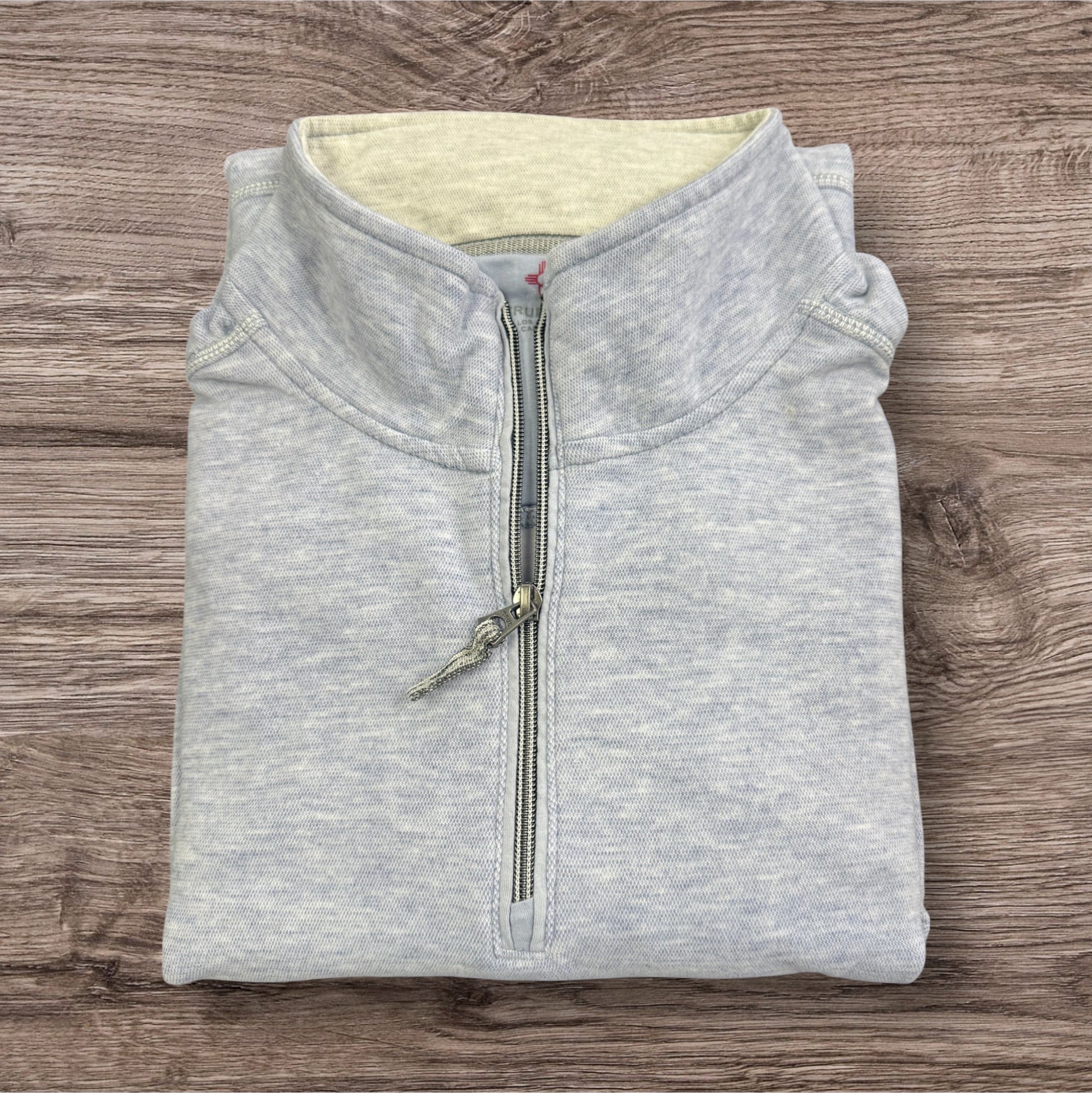 SUPER SOFT 1/4 ZIPAROO - BLUE