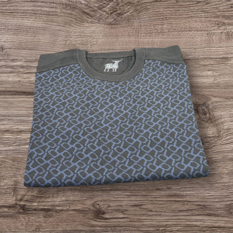 CREW NECK SWEATER - BLACK