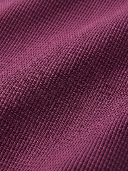 HUDSON WAFFLE CREW - BURGUNDY