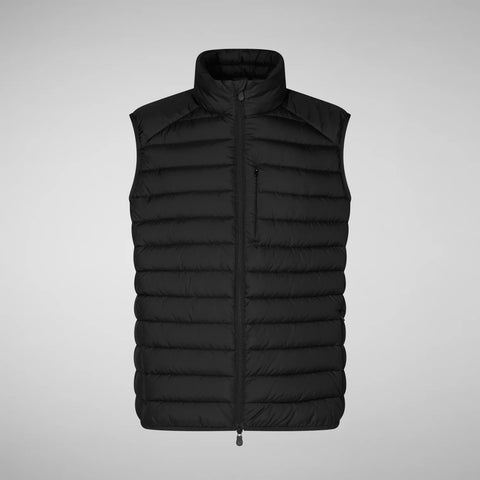 RHUS PUFFER VEST - BLACK