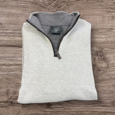REVERSIBLE 1/4 ZIP - GREY
