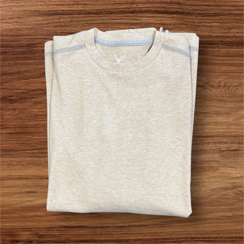 LS MELANGE CREW - OATMEAL