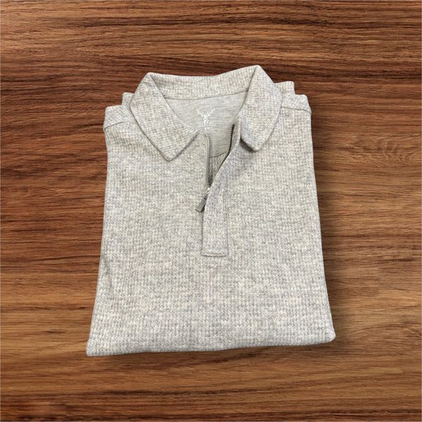 ZIP POLO - GREY