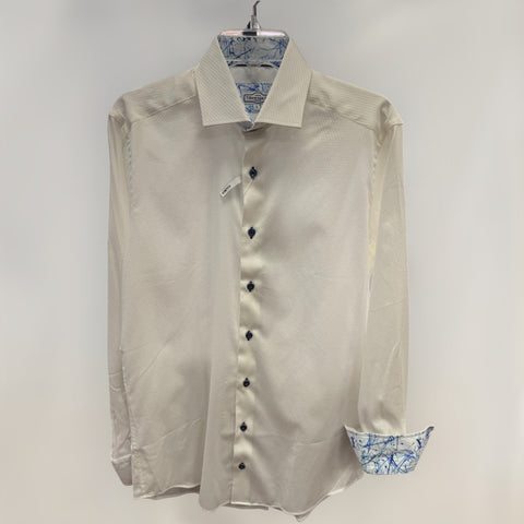 TONAL W/ CONTRAST BUTTONS - W/BLUE