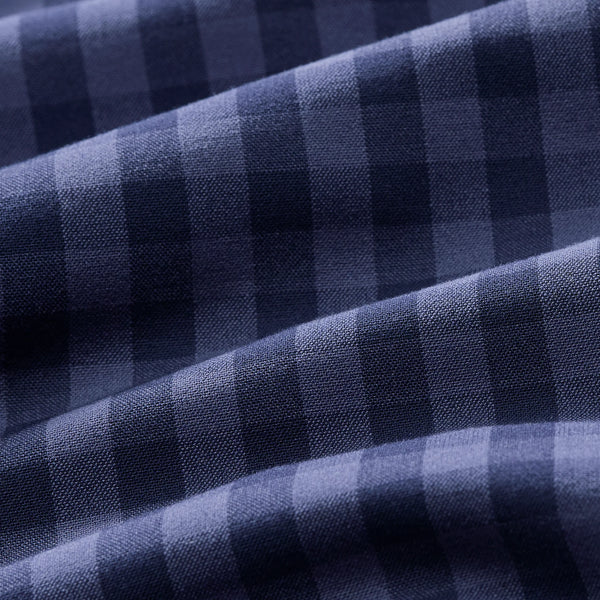 TRIM FIT CITY FLANNEL GINGHAM - NAVY