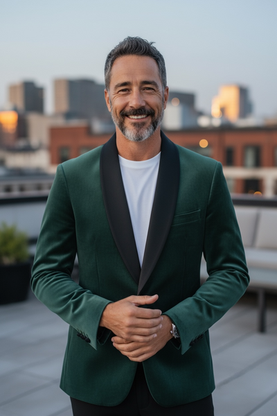 FRANZ PEAK DINNER JACKET - GREEN