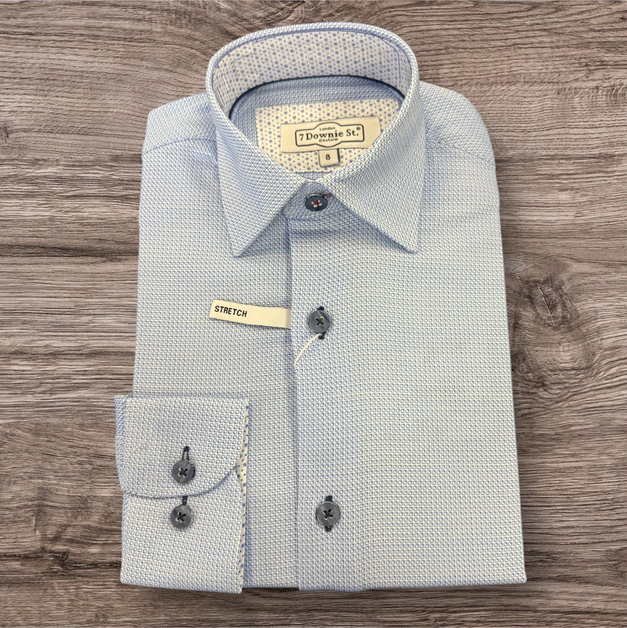 BOYS MINI CHECK, MATE - BLUE