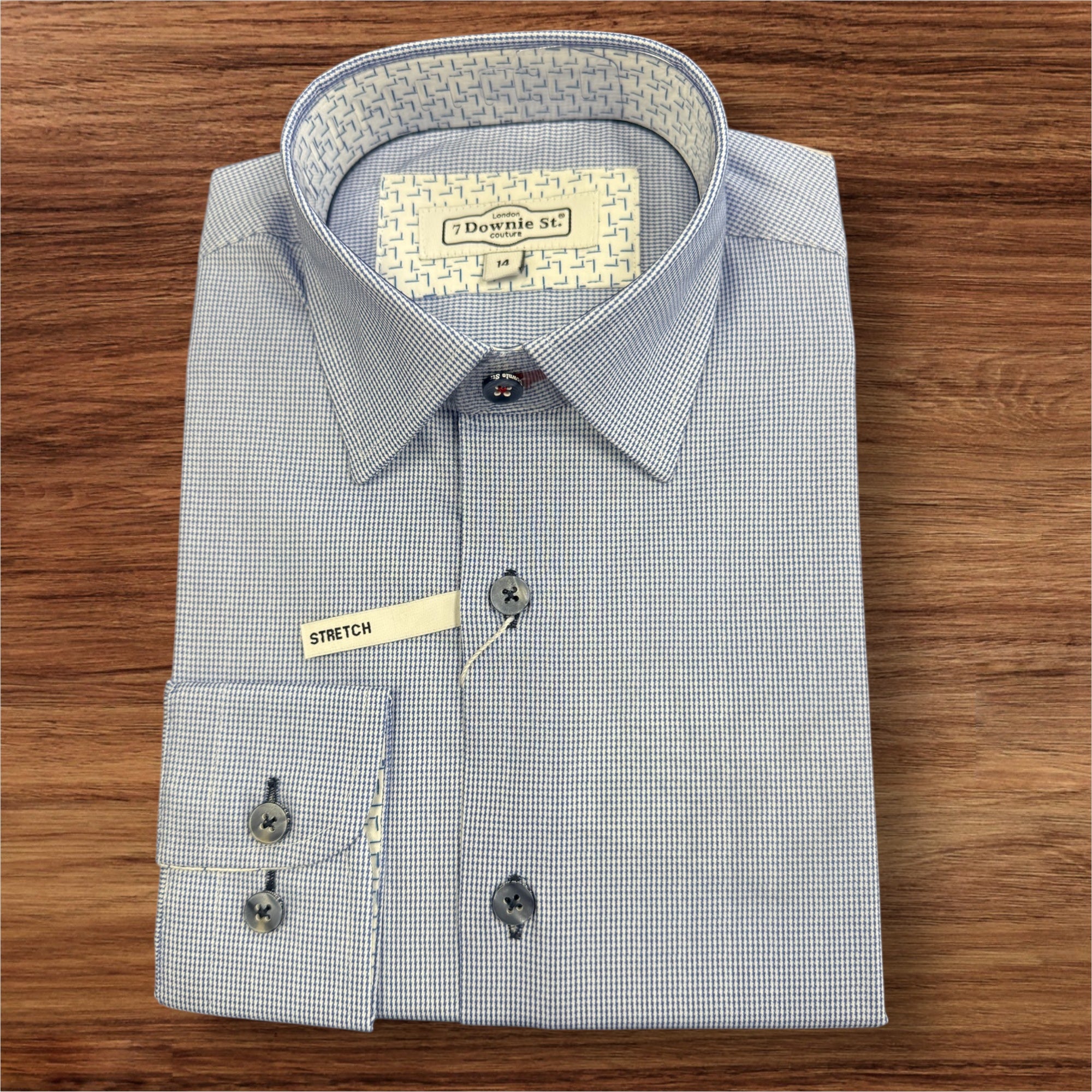 BOYS MINI CHECK, MATE 2.0 - BLUE