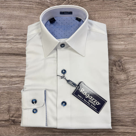 HUSKY CONTRAST CUFF - W/NVY