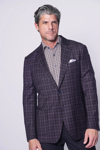 ROSCOE SPORT COAT - PURPLE