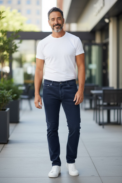 CORDUROY 5 POCKET - NAVY