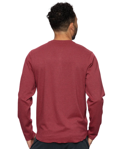 ANDY SOFT TOUCH HENLEY - SYRAH