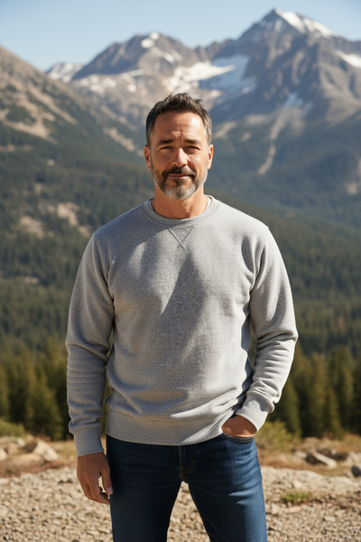 APRES FLEECE SWEATSHIRT - GREY