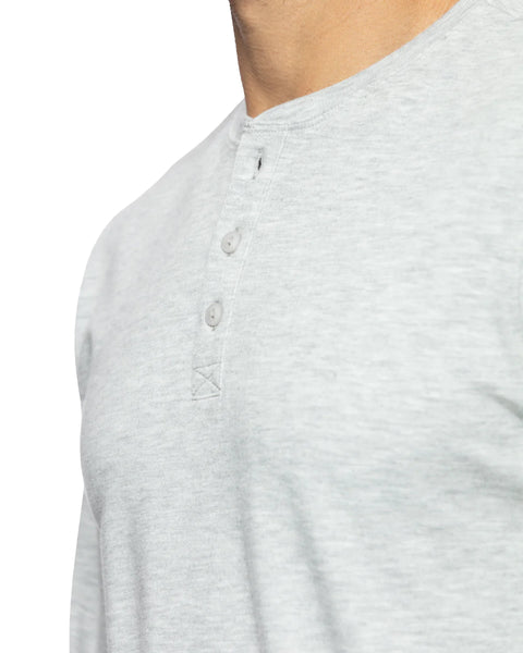 ANDY SOFT TOUCH HENLEY - VAPOR