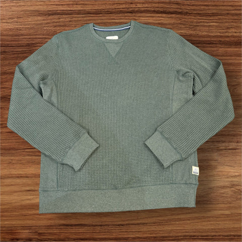 WAFFLE SWEATER - GREEN