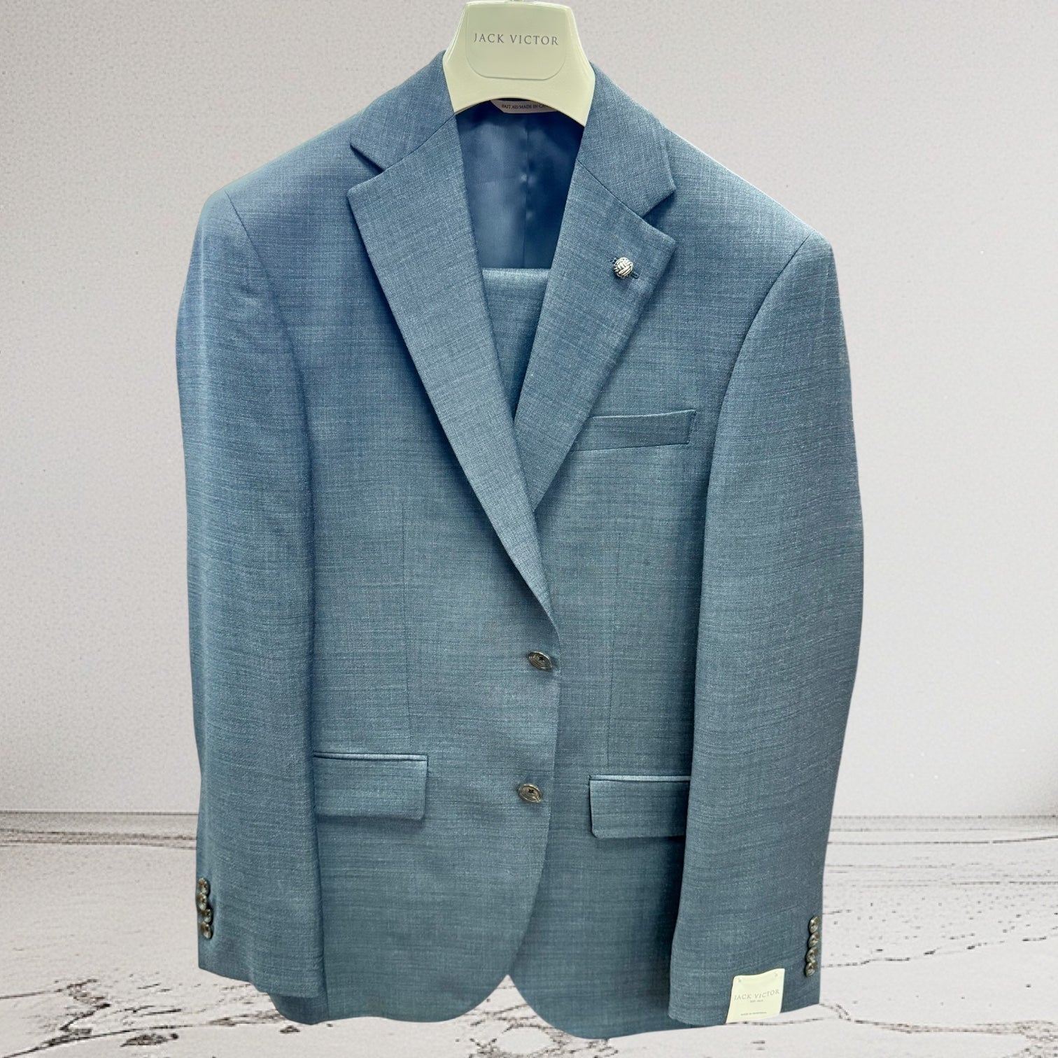 SUPER 130S WOOL SUIT - TEAL