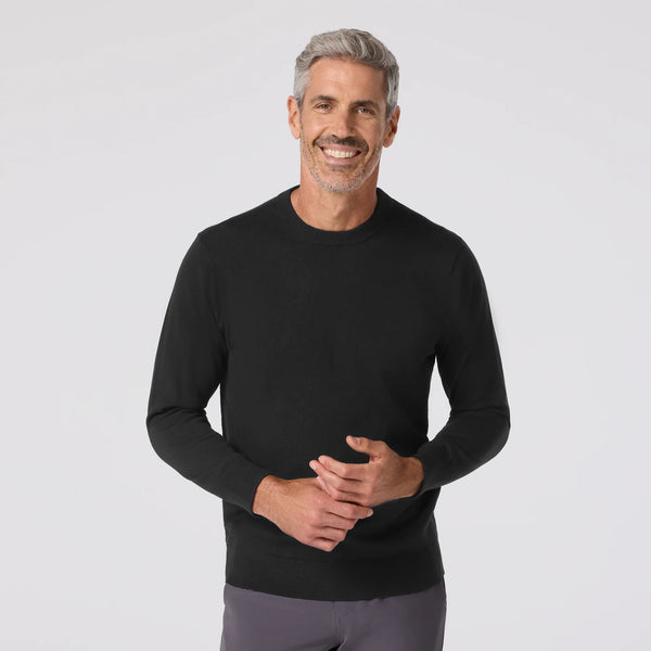 CREWNECK SWEATER - BLACK