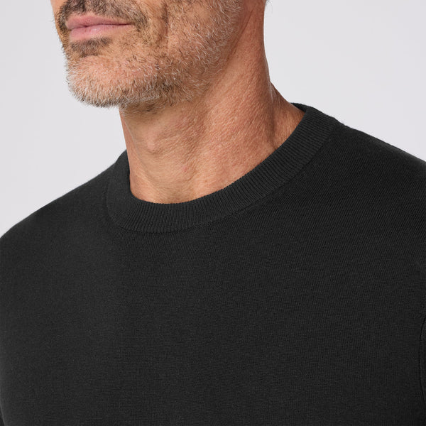 CREWNECK SWEATER - BLACK