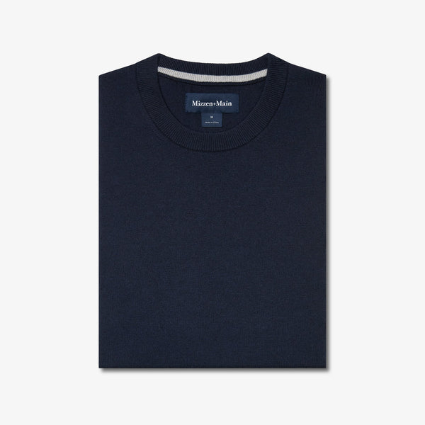 CREWNECK SWEATER - NAVY