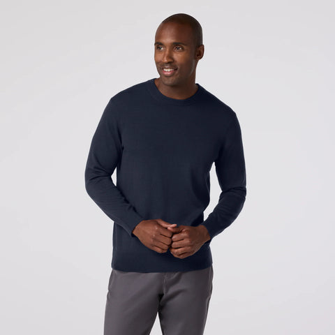 CREWNECK SWEATER - NAVY
