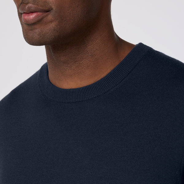 CREWNECK SWEATER - NAVY