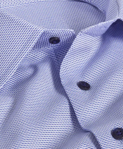 TRIM FIT 2/3 SHIRT - BLUE