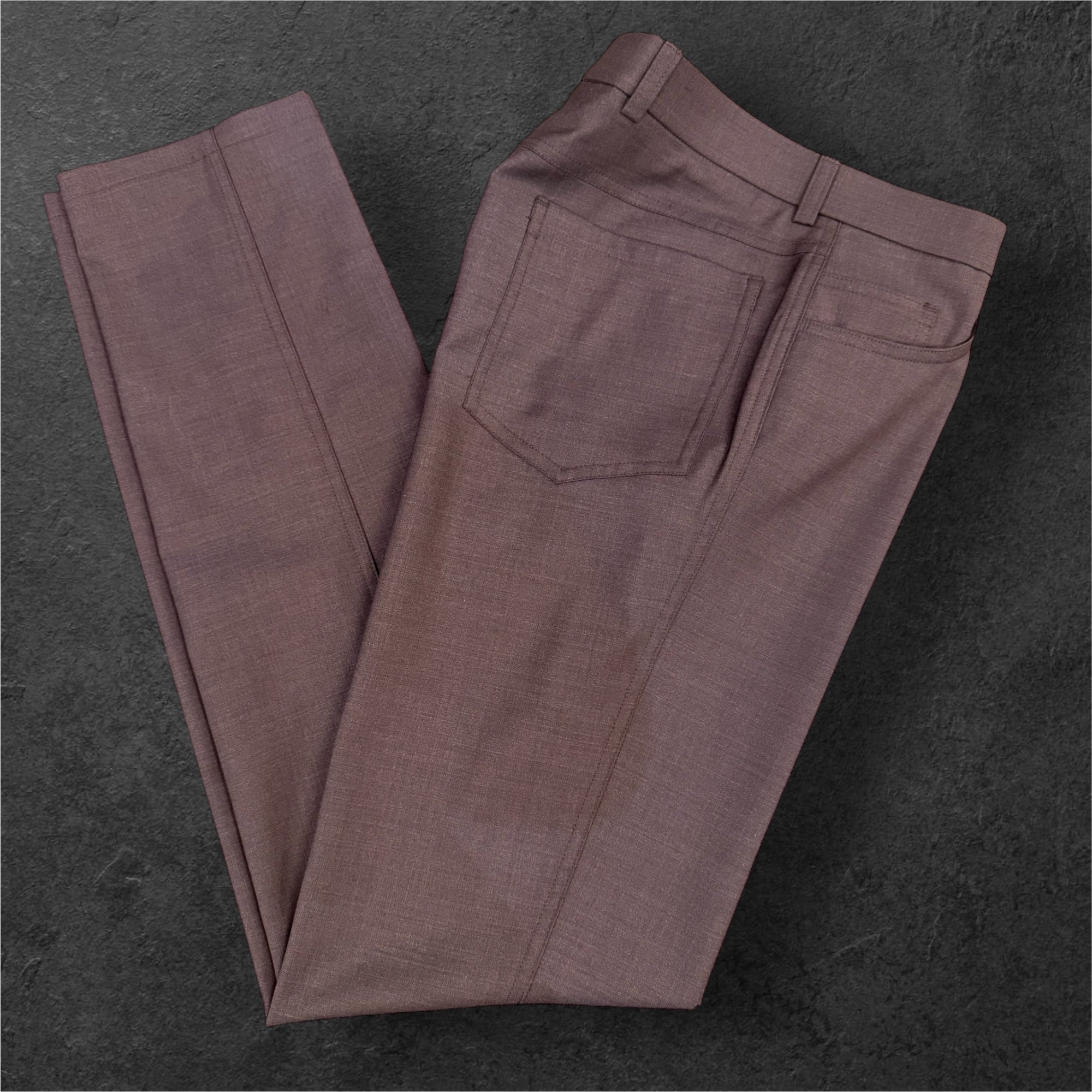 FRANCIS 5PKT TROUSER - BROWN